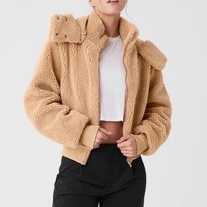 Alo Foxy Sherpa Camel jacket